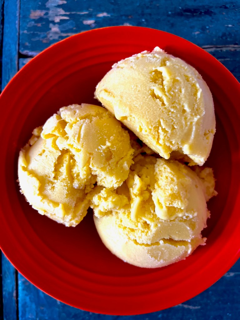 Mango Lassi Ice Cream.  Gluten-free